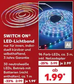 Kaufland SWITCH ON LED-Lichtband Angebot