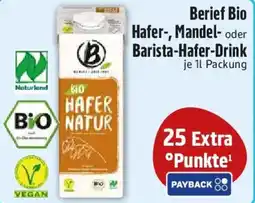 Edeka Berief Bio Hafer, Mandel oder Barista-Hafer-Drink Angebot