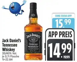 Edeka Jack Daniel's Tennessee Whiskey Angebot