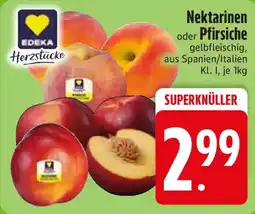 Edeka EDEKA Herzstücke Nektarinen oder Pfirsiche Angebot