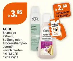 Müller GUHL Shampoo Angebot