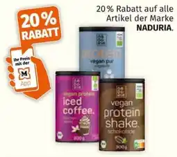 Müller NADURIA vegan protein shake Angebot