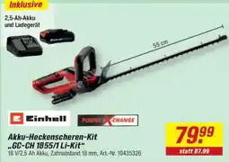toom Baumarkt Einhell Akku-Heckenscheren-Kit Angebot