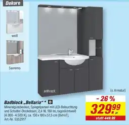 toom Baumarkt Badblock „Bellaria“ * B Angebot
