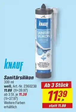 toom Baumarkt knauf Sanitärsilikon Angebot