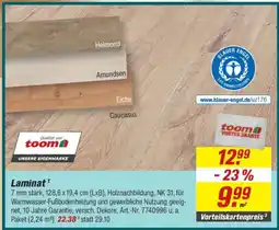 toom Baumarkt Laminat Angebot