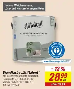 toom Baumarkt Wandfarbe „Stiltalent“ Angebot