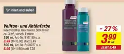 toom Baumarkt Vollton- und Abtönfarbe Angebot