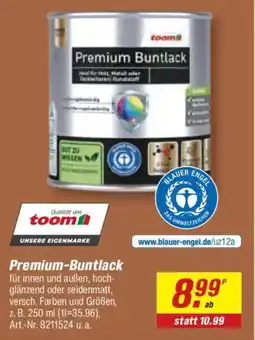 toom Baumarkt Premium-Buntlack toom Angebot