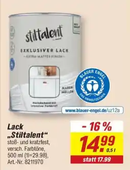 toom Baumarkt Lack "Stiltalent" Angebot