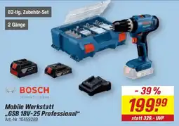 toom Baumarkt BOSCH Mobile Werkstatt „GSB 18V-25 Professional“ Angebot