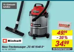 toom Baumarkt Einhell Nass-Trockensauger „TC-VC 1540 S“ Angebot