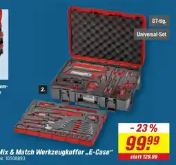 toom Baumarkt Mix & Match Werkzeugkoffer „E-Case“ Angebot