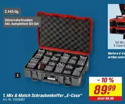 toom Baumarkt Mix & Match Schraubenkoffer „E-Case“ Angebot