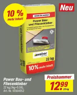 toom Baumarkt Power Bau- und Fliesenkleber Angebot