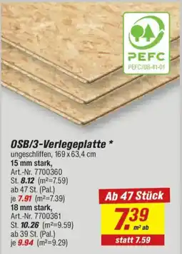 toom Baumarkt OSB/3-Verlegeplatte Angebot