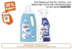 Müller WC-, Küchen- und Badreiniger oder Allzweckreiniger SAGROTAN Angebot
