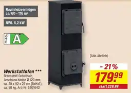 toom Baumarkt Werkstattofen *** Angebot