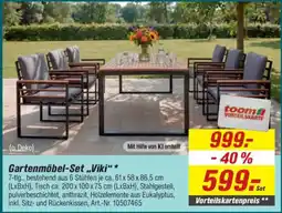 toom Baumarkt Gartenmöbel-Set „Viki“ Angebot