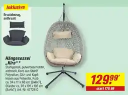 toom Baumarkt Hängesessel "Kira" Angebot