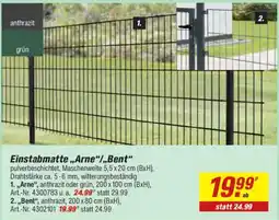 toom Baumarkt Einstabmatte „Arne“/„Bent“ Angebot