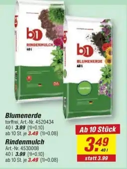 toom Baumarkt b1 Blumenerde Angebot