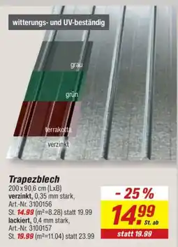 toom Baumarkt Trapezblech Angebot