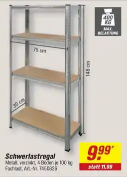 toom Baumarkt Schwerlastregal Angebot
