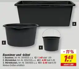 toom Baumarkt Baueimer und -kübel Angebot
