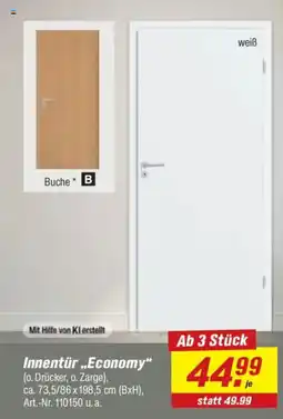 toom Baumarkt Innentür "Economy" Angebot