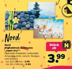 Netto Nord Digitaldruck Badematte Angebot