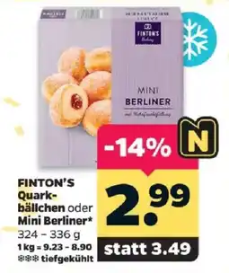 Netto FINTON'S Mini Berliner Angebot