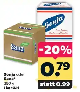 Netto Sonja oder Sana Angebot