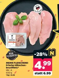 Netto MEINE FLEISCHEREI Frische Hähnchen-brustfilets* Angebot