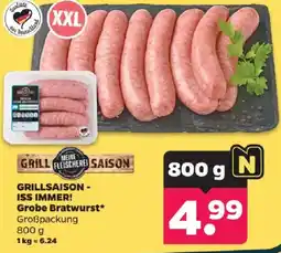 Netto Grille Saison Grobe Bratwurst* Angebot