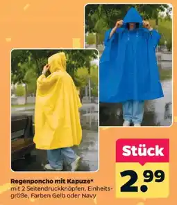 Netto Regenponcho mit Kapuze* Angebot