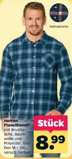 Netto Herren Flanellhemd* Angebot