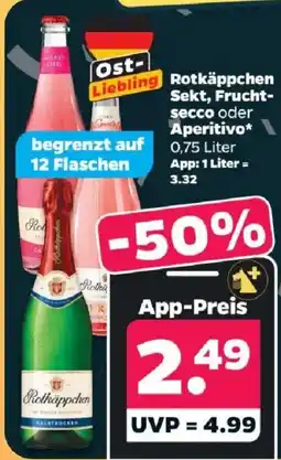 Netto Rotkäppchen Sekt, Fruchtsecco oder Aperitivo Angebot