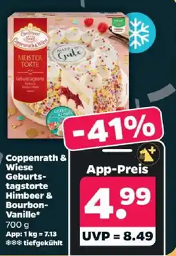 Netto Coppennrath & Wiese Geburtstagstorte Himbeer & Bourbon-Vanille Angebot