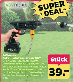 Netto EASYmaxx Akku-Hochdruckreiniger 21V Angebot