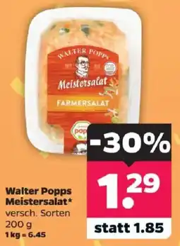 Netto Walter Popp's Meistersalat Angebot