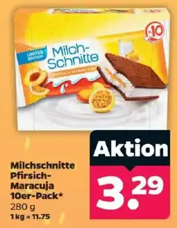 Netto Milch-Schnitte Pfirsich-Maracuja Angebot