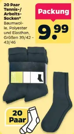 Netto Tennis-/Arbeits-Socken* Angebot