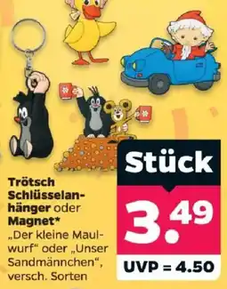 Netto Trötsch Schlüsselanhänger oder Magnet* Angebot