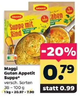 Netto Maggi Guten Appetit Suppe* Angebot