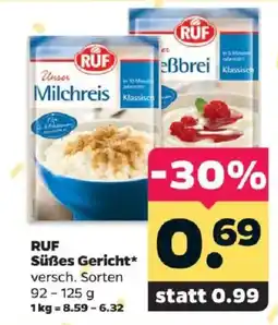 Netto RUF Süßes Gericht* Angebot