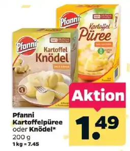 Netto Pfanni Kartoffelpüree oder Knödel Angebot