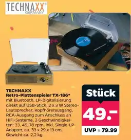 Netto TECHNAXX Retro-Plattenspieler TX-186 Angebot
