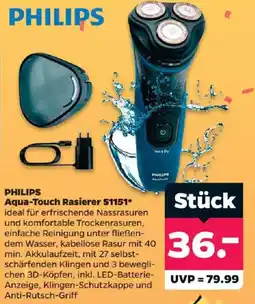 Netto PHILIPS Aqua-Touch Rasierer S1151 Angebot