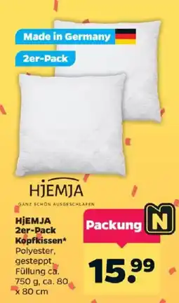 Netto HJEMJA 2er-Pack Kopfkissen* Angebot